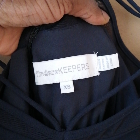 Finders Keepers Dark Blue Jumpsuit - Picture 10 of 11